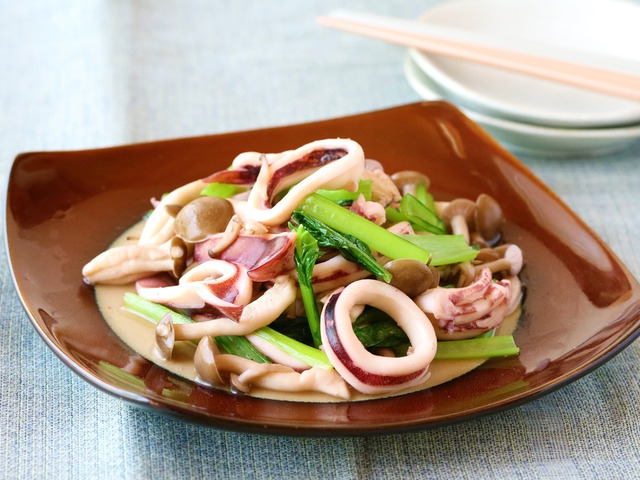 ピーマンとしめじのめんつゆ炒め