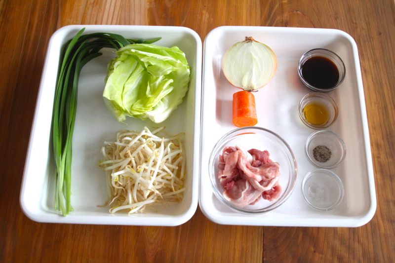 簡単!!肉野菜炒め