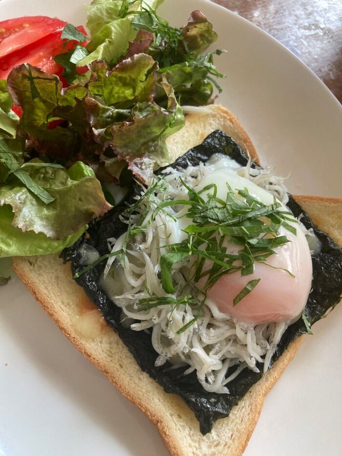 海苔チーズトーストコープでPHOTO