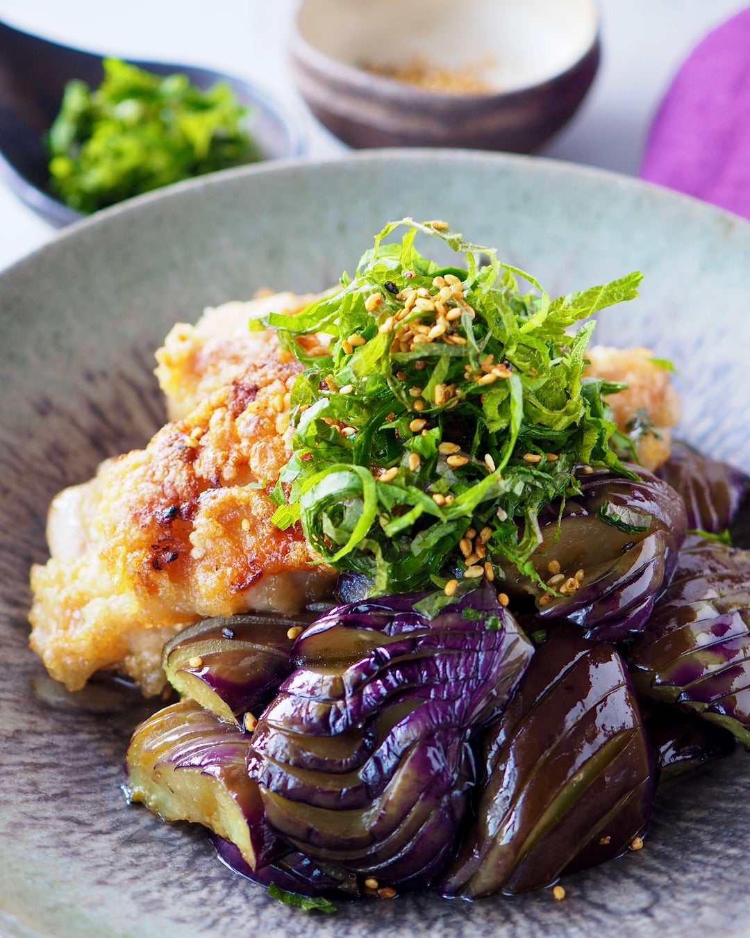 白だしで味が決まる！なすの煮浸し