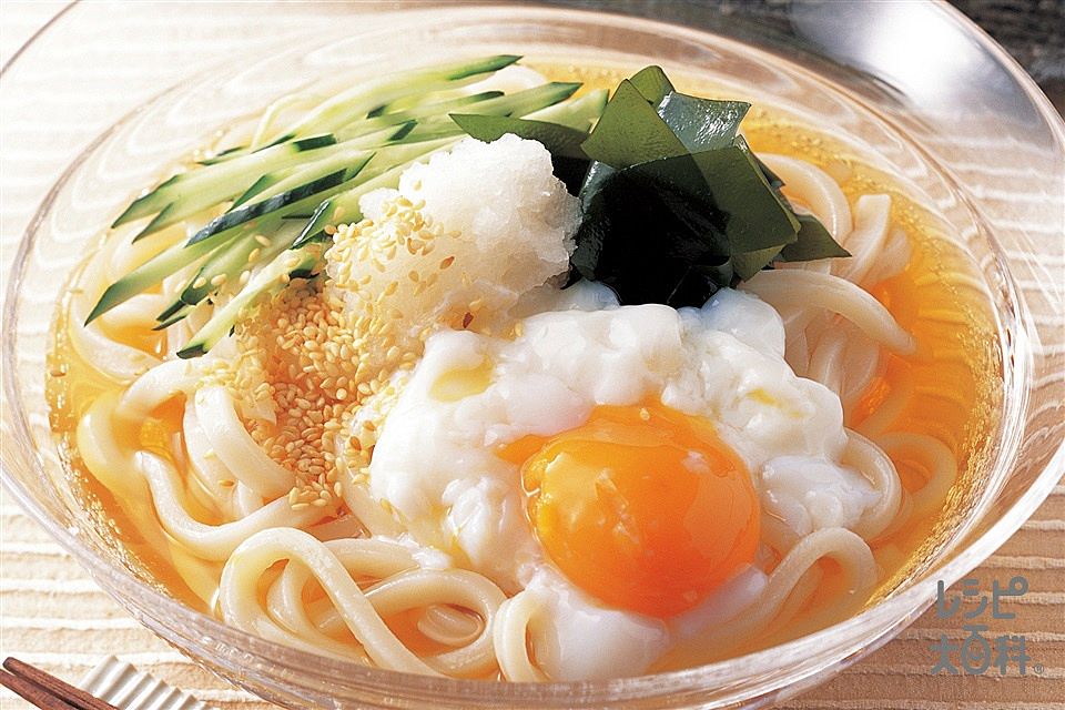 釜玉ぶっかけうどん