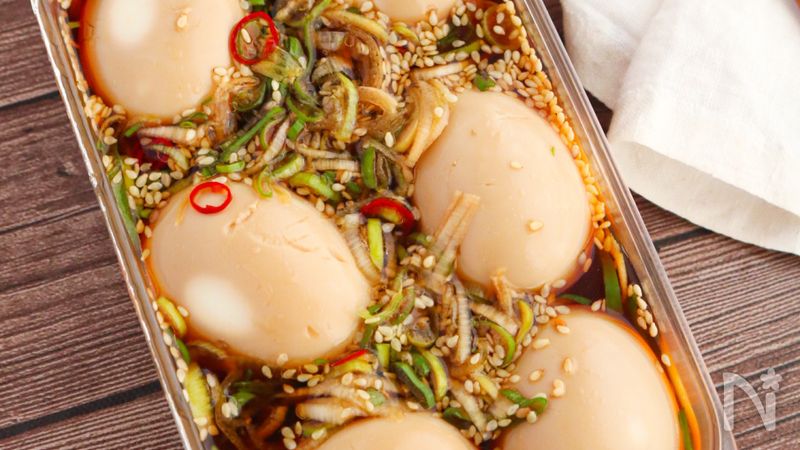 漬けダレも使い切る！SNSで超人気「韓国版味玉」のおいしい食べ方、教えますおうちごはん