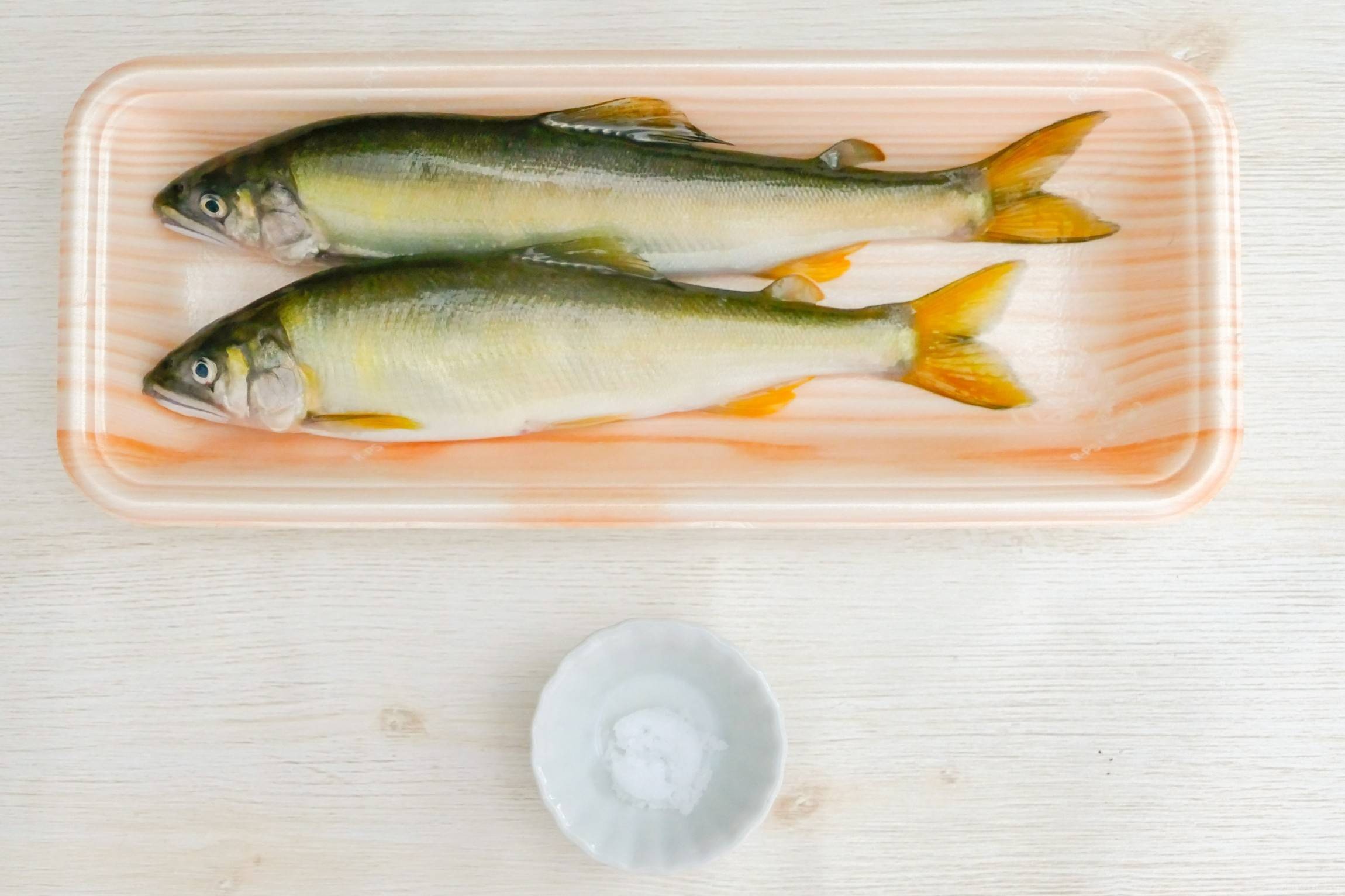 簡単！ フライパンで作る鮎の塩焼き