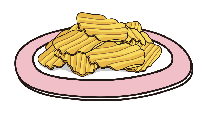ポテトフライ イラスト263 無料画像