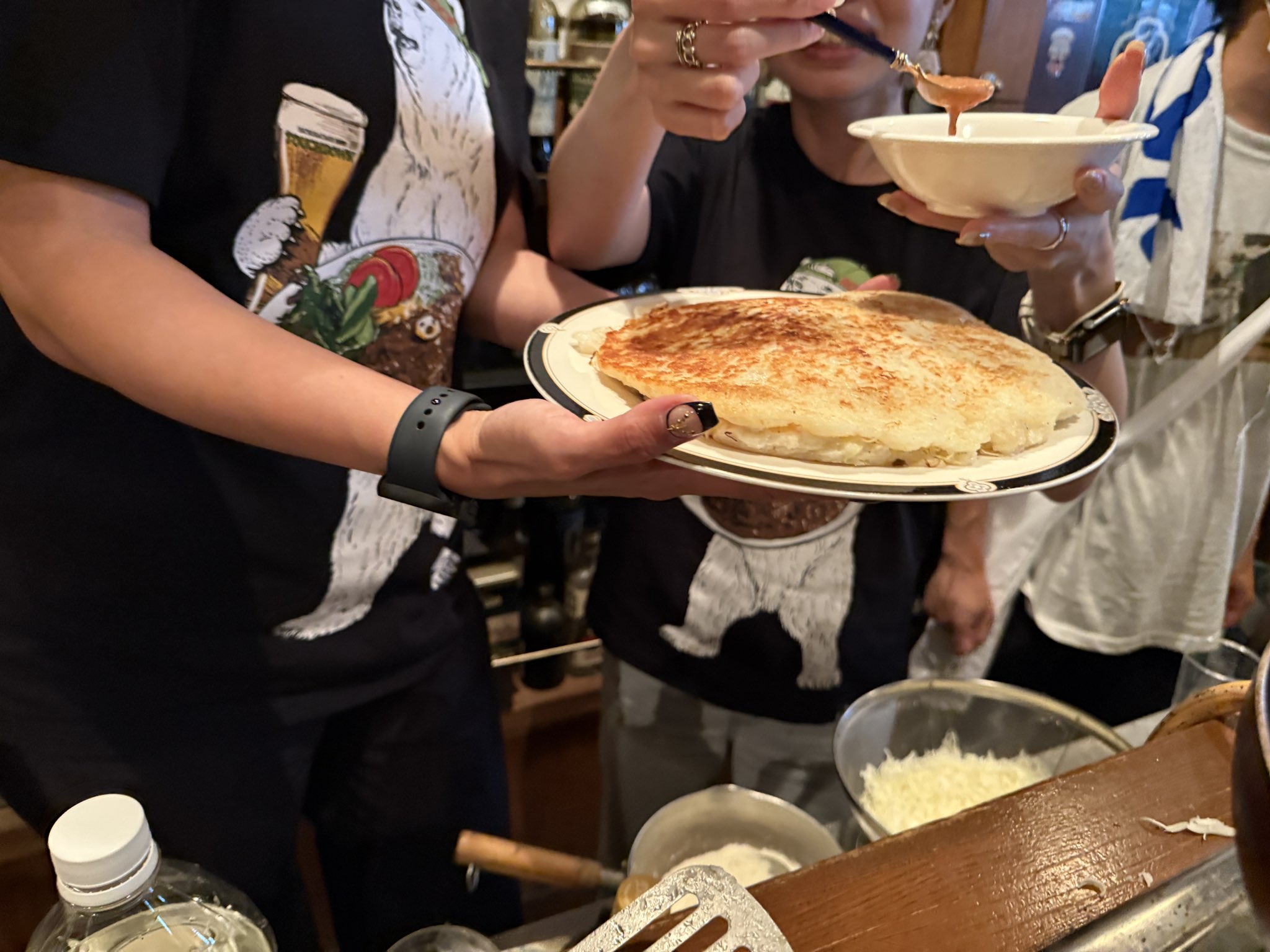 トリキの山芋の鉄板焼き