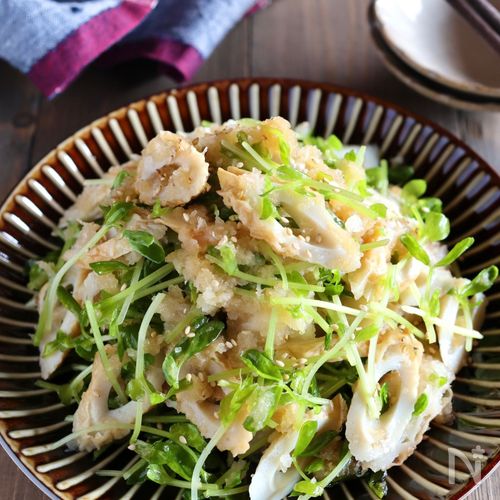 鶏むね肉とちくわのたんぱくサラダ – おいしいノンオイル リケンのノンオイル理研ビタミン