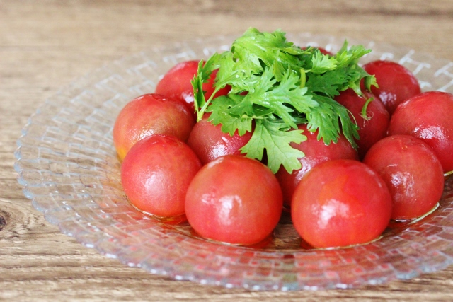 野菜ひとつ ミニトマトの香味マリネ