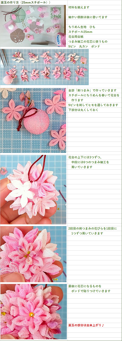 つまみ細工の作り方。初心者でも簡単なお花やおすすめのキットもご紹介minneとものづくりと