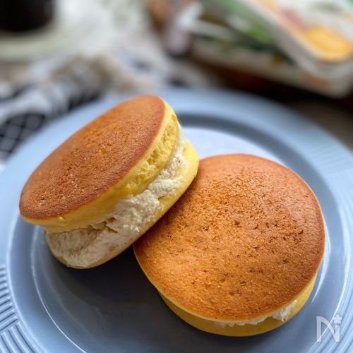 米粉で作る ふわふわどら焼き