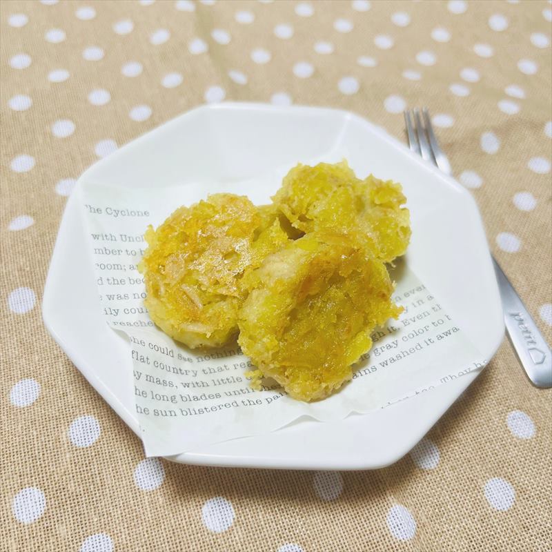 1y0m19d 離乳食完了期① ～南瓜のオートミール粥・バナナ・ブロッコリー・ヨーグルト～見習い管理栄養士のできごと レシピブログ