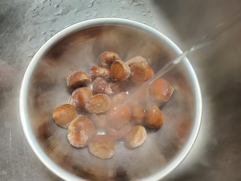 栗の皮むき！1個10秒でできる！超簡単なやり方栄養士ママそっち～の簡単美味しいサイクル献立