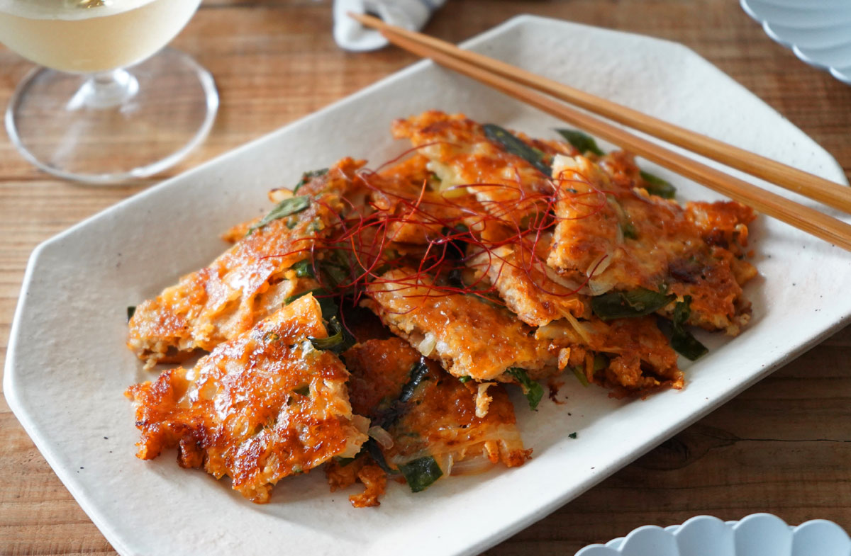 小麦粉不使用！おからパウダーで作るヘルシーチヂミ