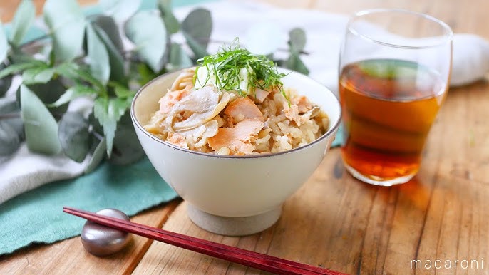 香り豊かな♪ 鮭としめじの炊き込みごはん