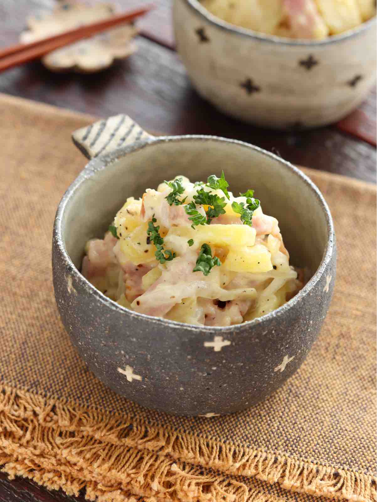 ポテトサラダ 厚切りベーコンのせケンコーマヨネーズ