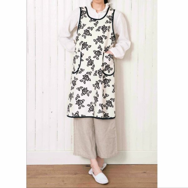 大人可愛いカシュクールエプロンの作り方作り方と型紙 OHARICO