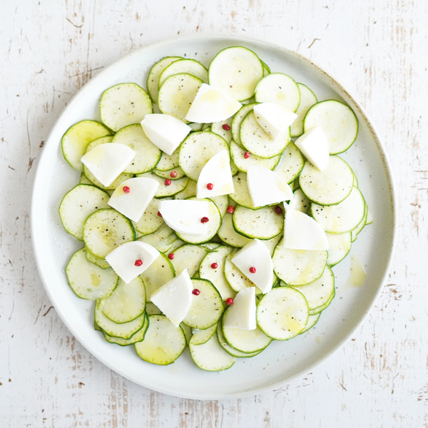 ズッキーニとほたての即席カルパッチョ