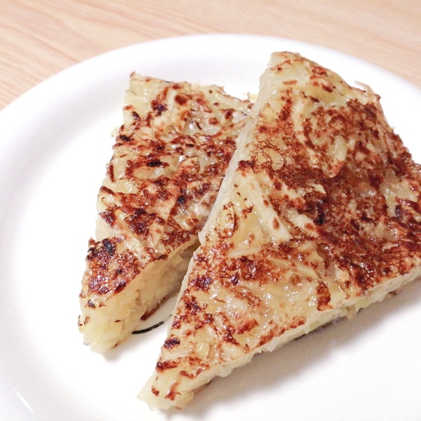 簡単なそうめんとじゃがいものチーズガレット