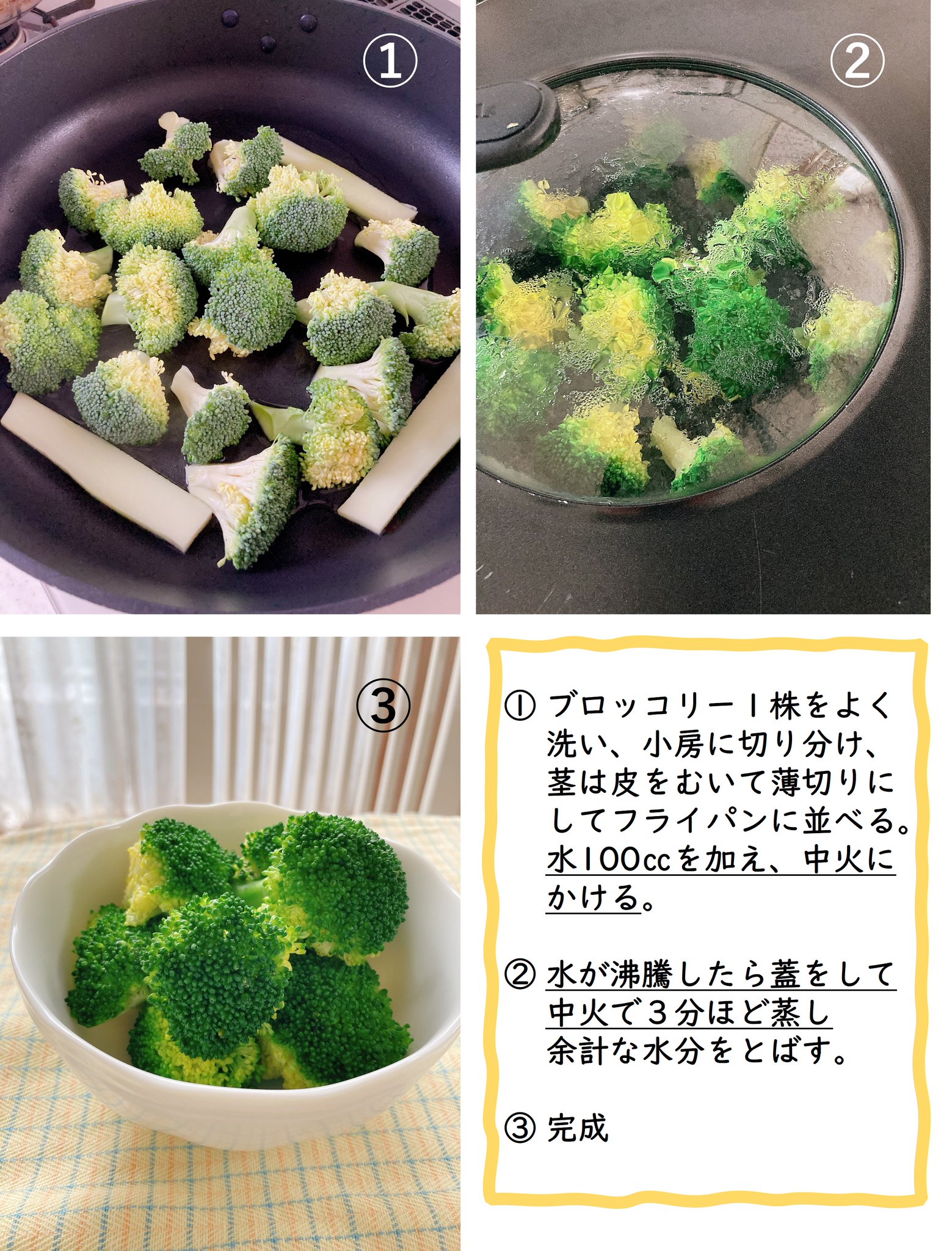 シャキッと色鮮やか♪ ブロッコリーのゆで方