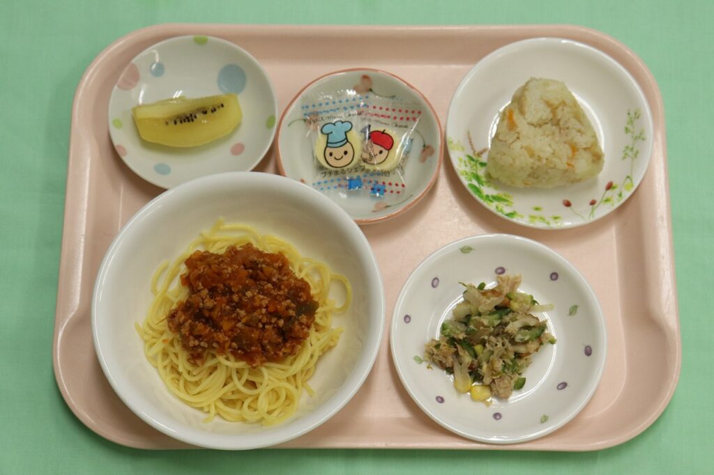 ミートソースパスタ献立かんたん！おすすめ献立キユーピー ベビーフード・幼児食