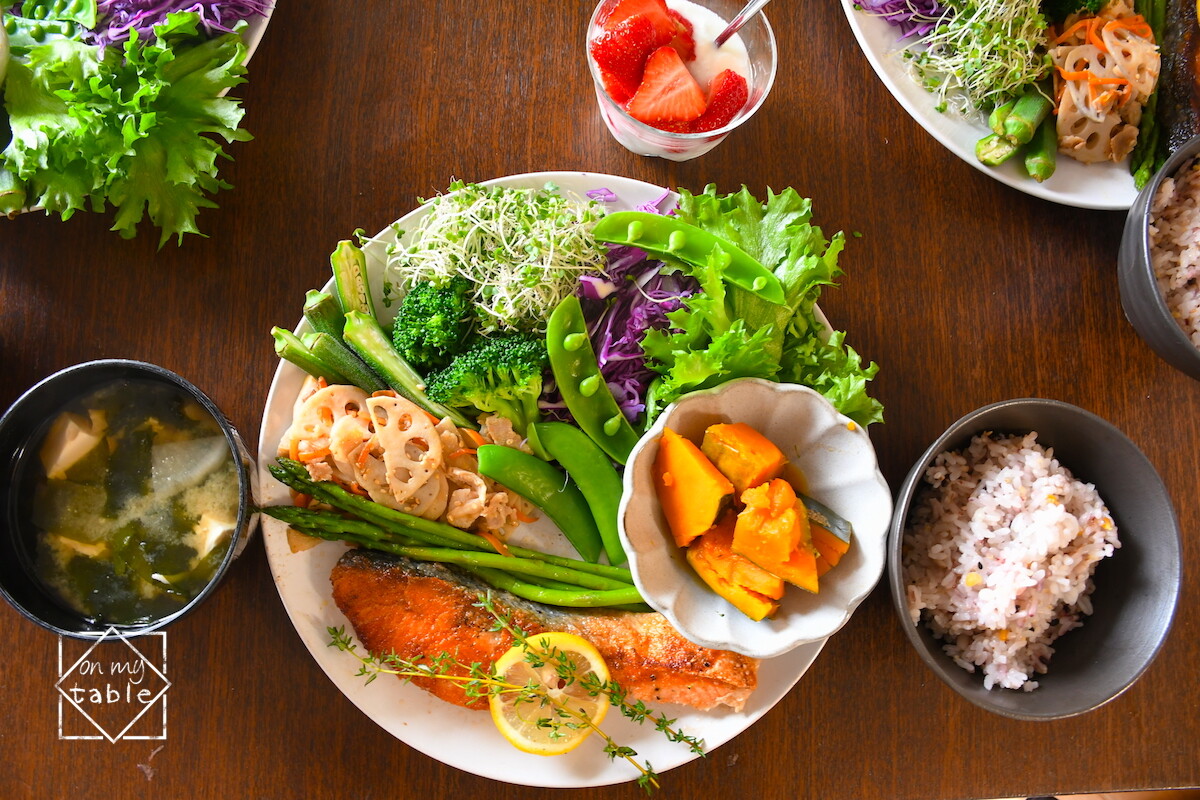 鮭の塩焼きダイエットプレート