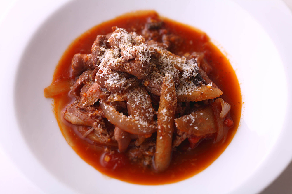 牛肉の赤ワイン味噌煮込み