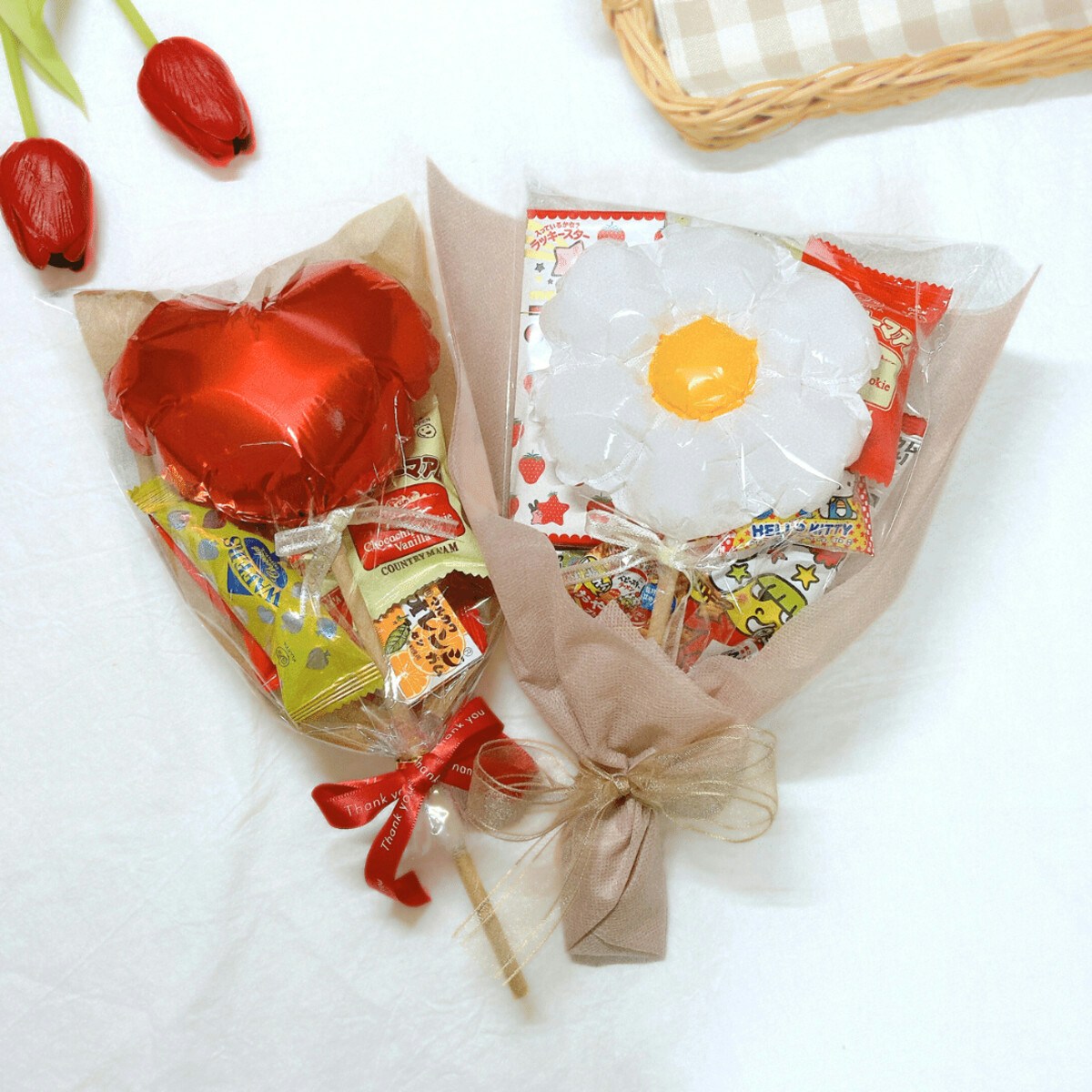 Amazon.co.jp: お菓子ブーケ バルーンブーケ 子供 バレンタイン お祝い チョコレート 誕生日 ギフト 発表会 結婚式 プレゼントキャンディブーケ ミニ ３個セット Hugmm : 食品・飲料・お酒