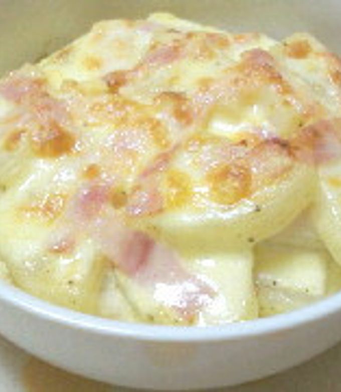 チーズベーコン巻きとチーズ大根の包み焼き