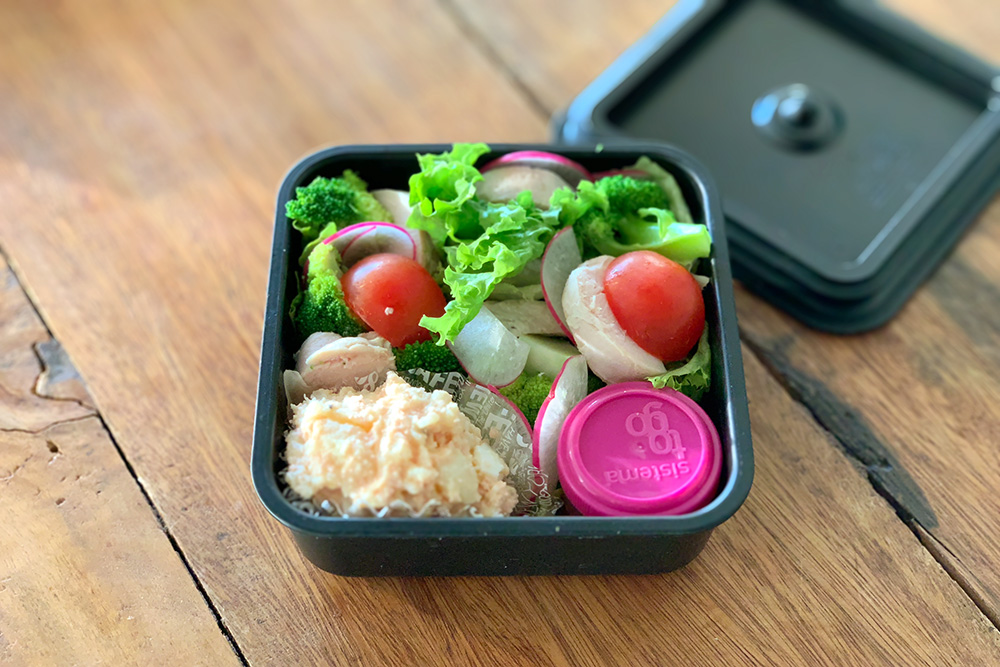 今日も鶏ハムサラダ弁当 - 東京弁当生活