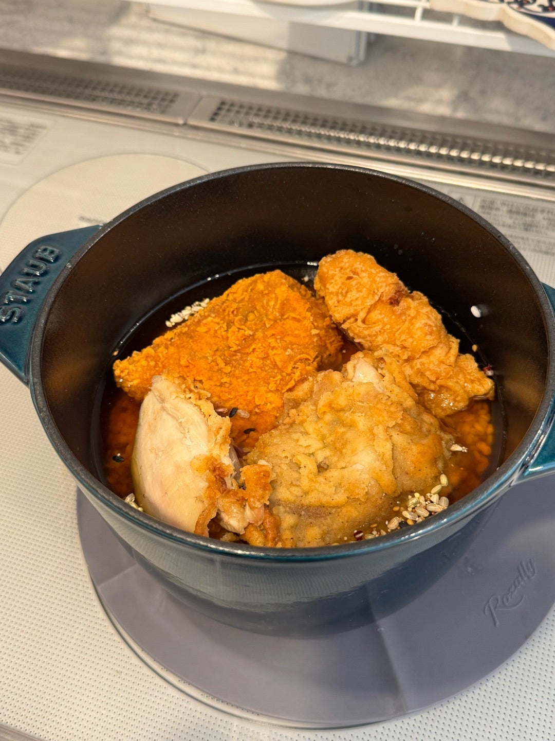 フライドチキンを使った炊き込みご飯の簡単レシピ