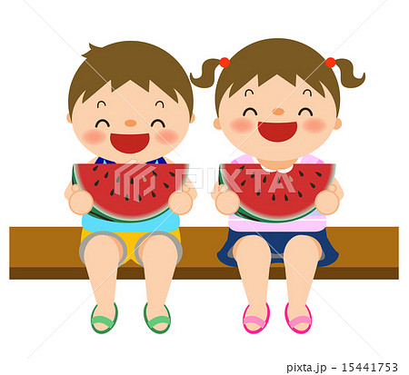 スイカを食べる夏の豚かわいいイラストpng イラストPSD 無料ダウンロード - Pikbest