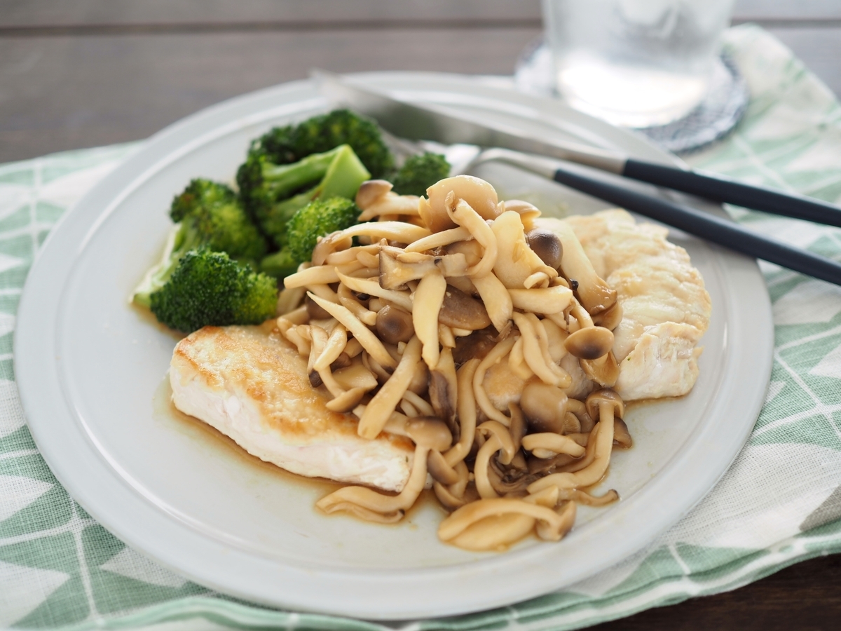 鶏むね肉とキノコのバターポン酢炒め by 江上隼人クックパッド簡単おいしいみんなのレシピが392万品