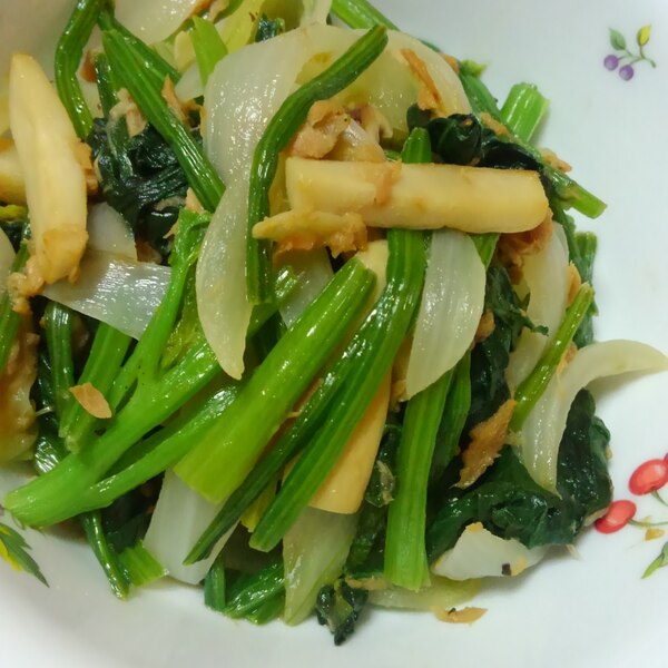 簡単料理 バターの香りがたまらないツナとほうれん草のバター炒め！コーン おつまみ ほうれん草 ツナ ベーコン