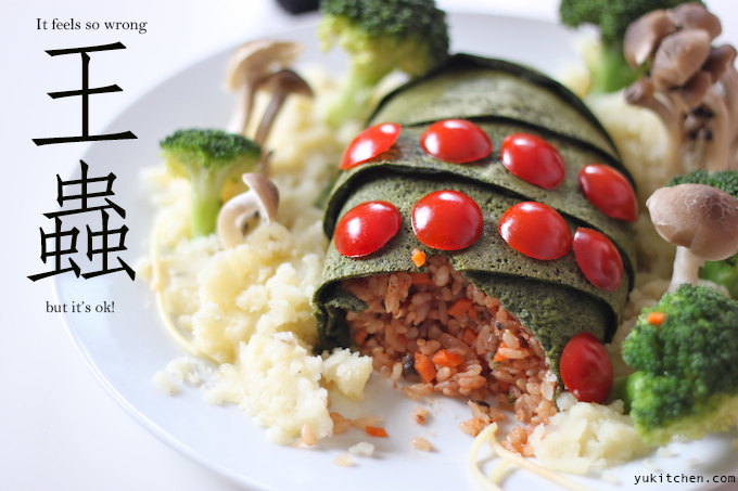 子ども達「パパー！ジブリ飯作って！」→「そうじゃない」 お父さんが本気で作った「王蟲ライス」が話題にねとらぼ