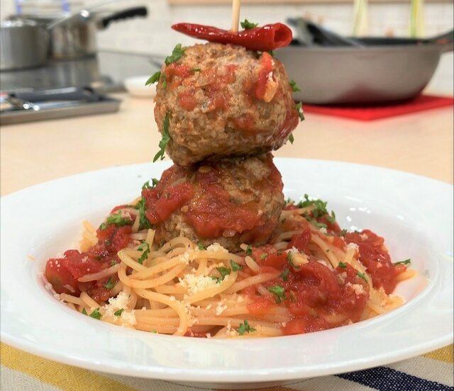 中川シェフの基本のトマトソースでポルペッティのパスタ キヨシュンSnapdish スナップディッシュID:nL4P0a