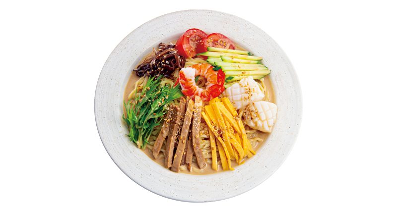 お箸が止まらないおいしさ♪ ゆで豚のピリ辛ゴマだれ冷やし中華