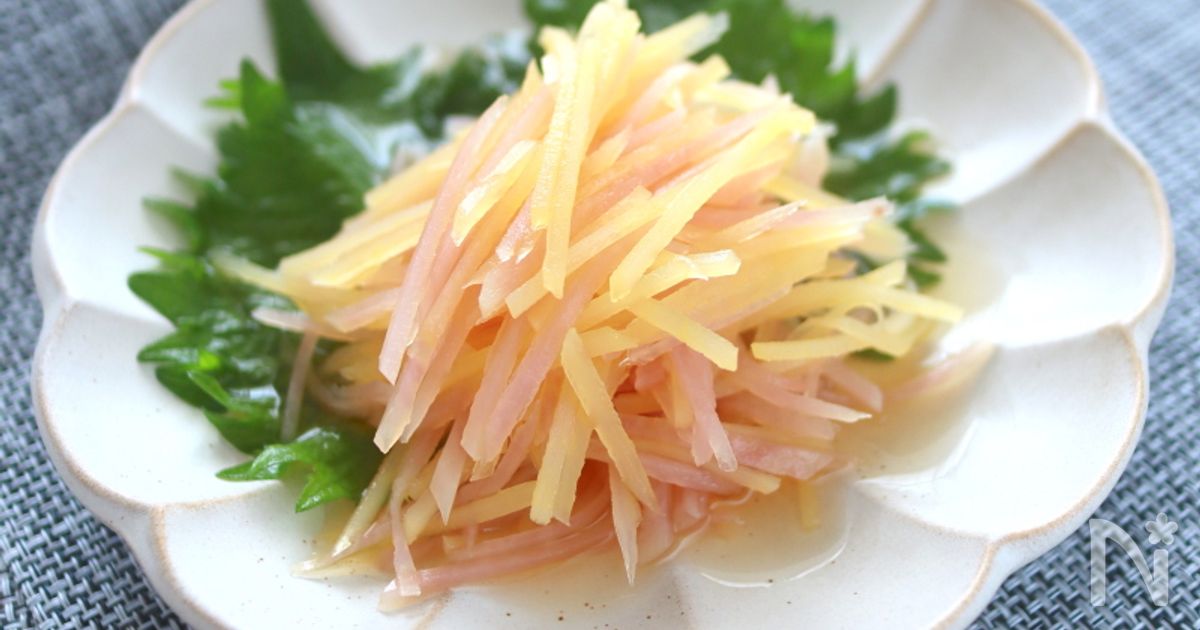 野菜ひとつ 千切りじゃがいもの塩昆布サラダ