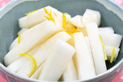 かんたんレシピ 大根の甘酢一夜漬け旭川でお米の配達なら「北斗米のやぎぬま」へ