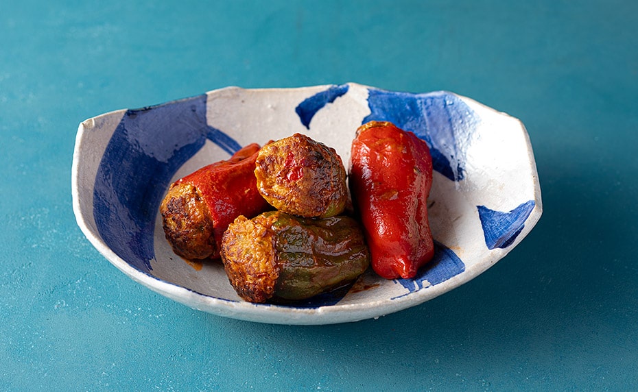 ピーマンの肉詰め