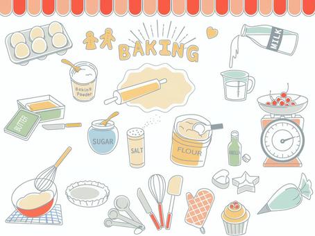 手作りお菓子道具3点セット -公式木のおもちゃ ウィル・ウッド 名古屋店