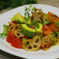 アボカドとキュウリの簡単ナムル