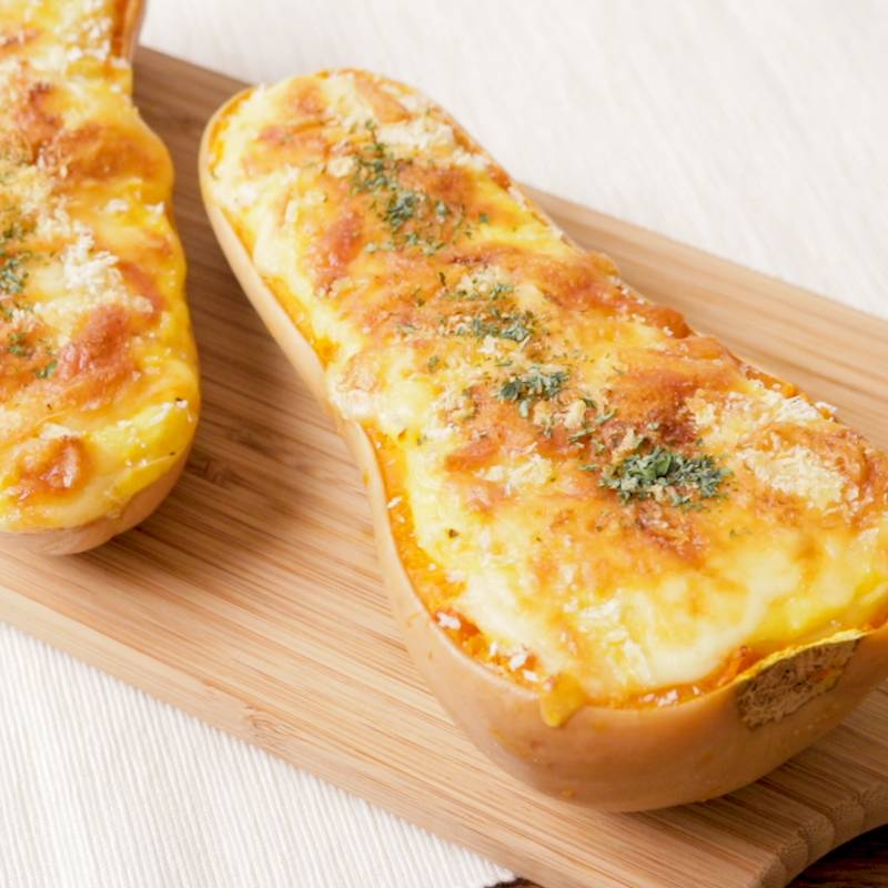 バターナッツカボチャのチーズ焼き