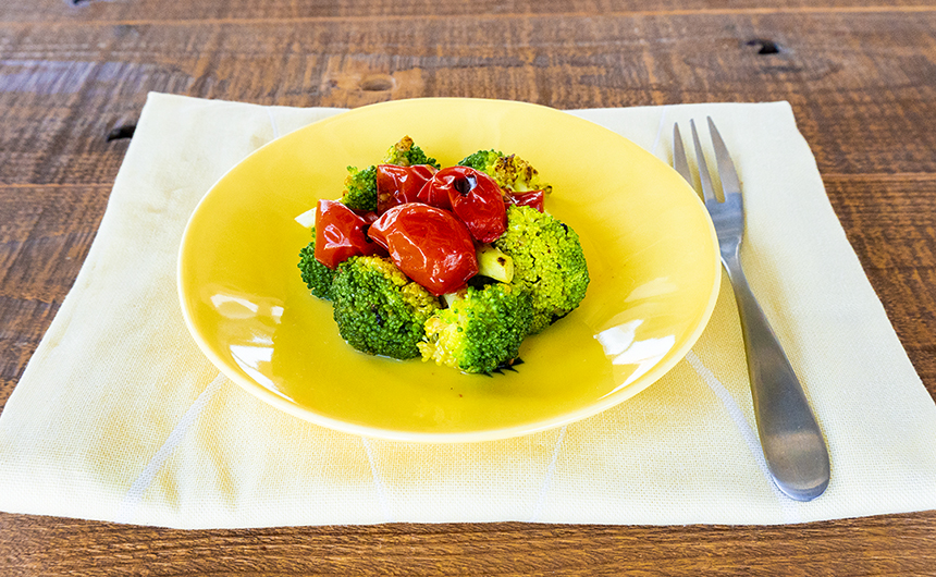 お弁当のプチトマトアレンジ