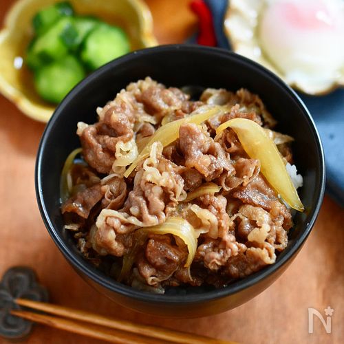 すき焼き風ヘルシー牛丼