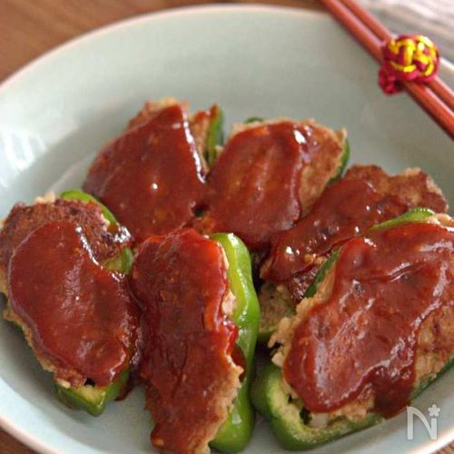 簡単♪ピーマンの肉詰めゆり子のおいしい暮らし