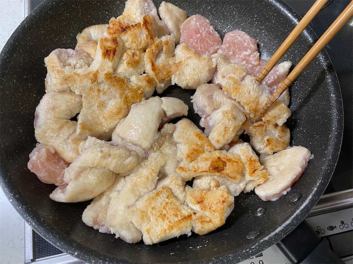 レシピ 焼肉のタレで簡単♬鶏むね肉のごまマヨチキン♬ - しにゃごはん blog