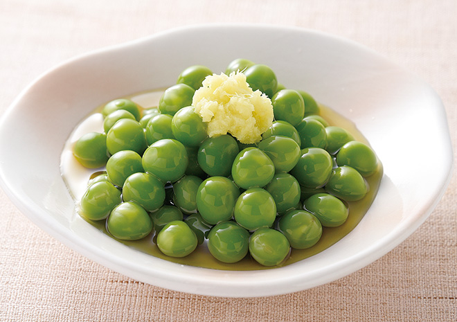 グリンピースの煮豆