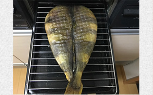 フライパンで簡単♪ ほっけの塩焼き