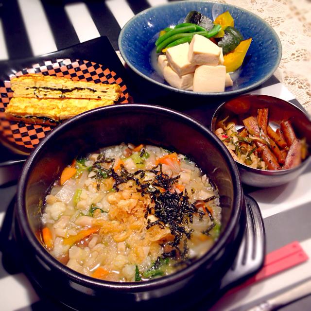 雑炊に合うおかず７選と副菜やスープ、おすすめ献立メニュー！献立寺