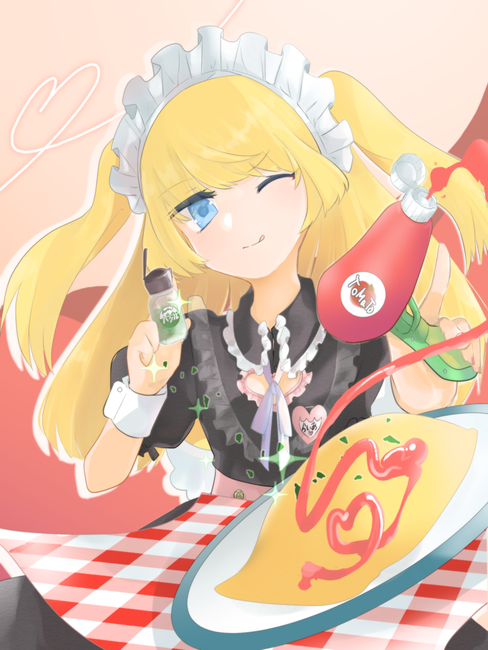 オムライスにケチャップで絵を描くときはこうして！失敗しない方法に「お好み焼きにも使える」2ページ目- macaroni