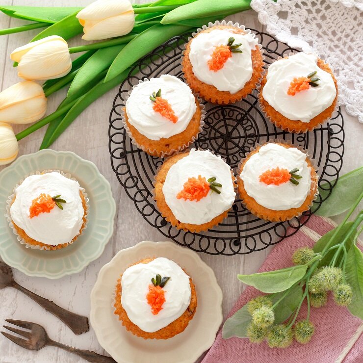 絵本みたいなにんじんケーキ